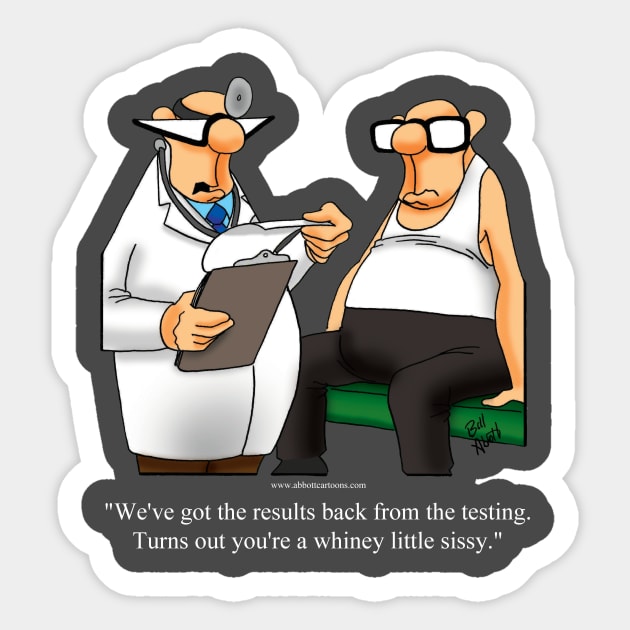 Funny Spectickles Healthy Eating Doctor Cartoon Humor Sticker by abbottcartoons